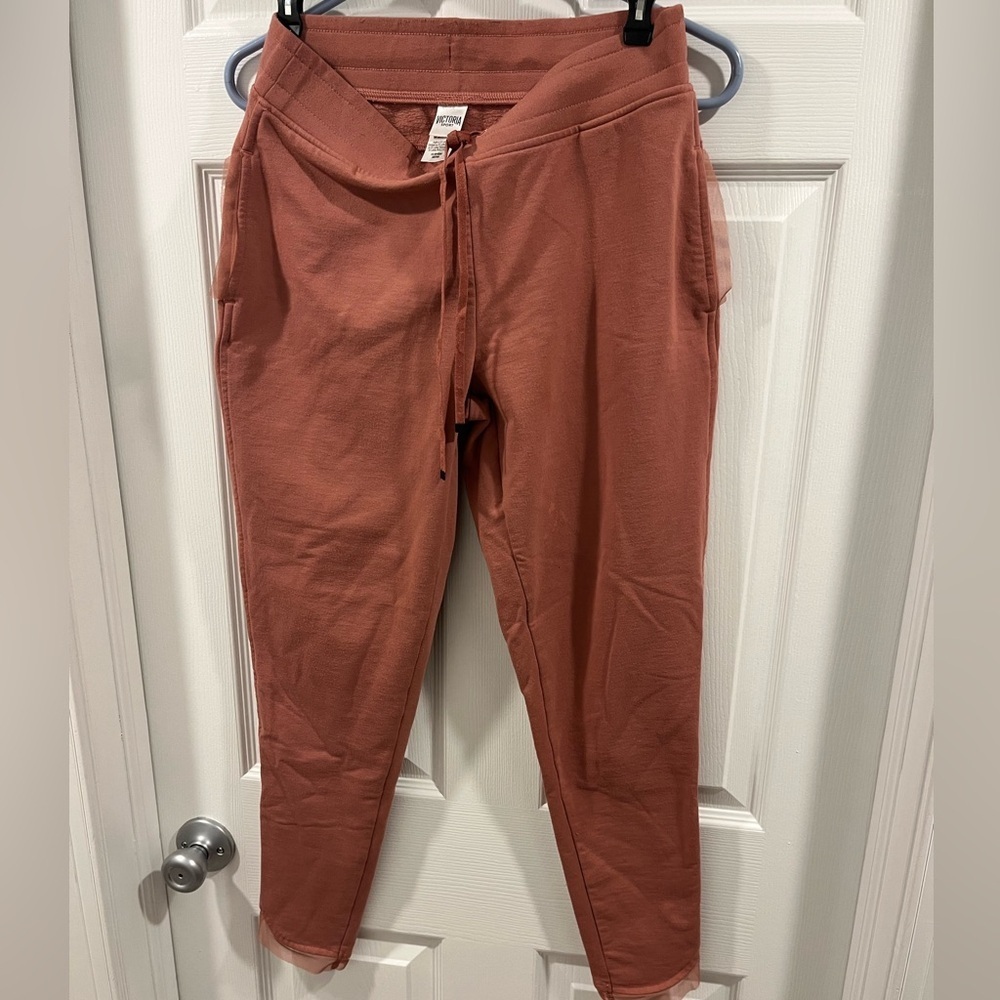 Victoria Sport dark salmon color joggers